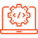 Custom enterprise software development icon